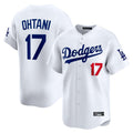Choea LA.Dodgers #17 Shohei Ohtani Player White Limited Home Stitched Jerseys