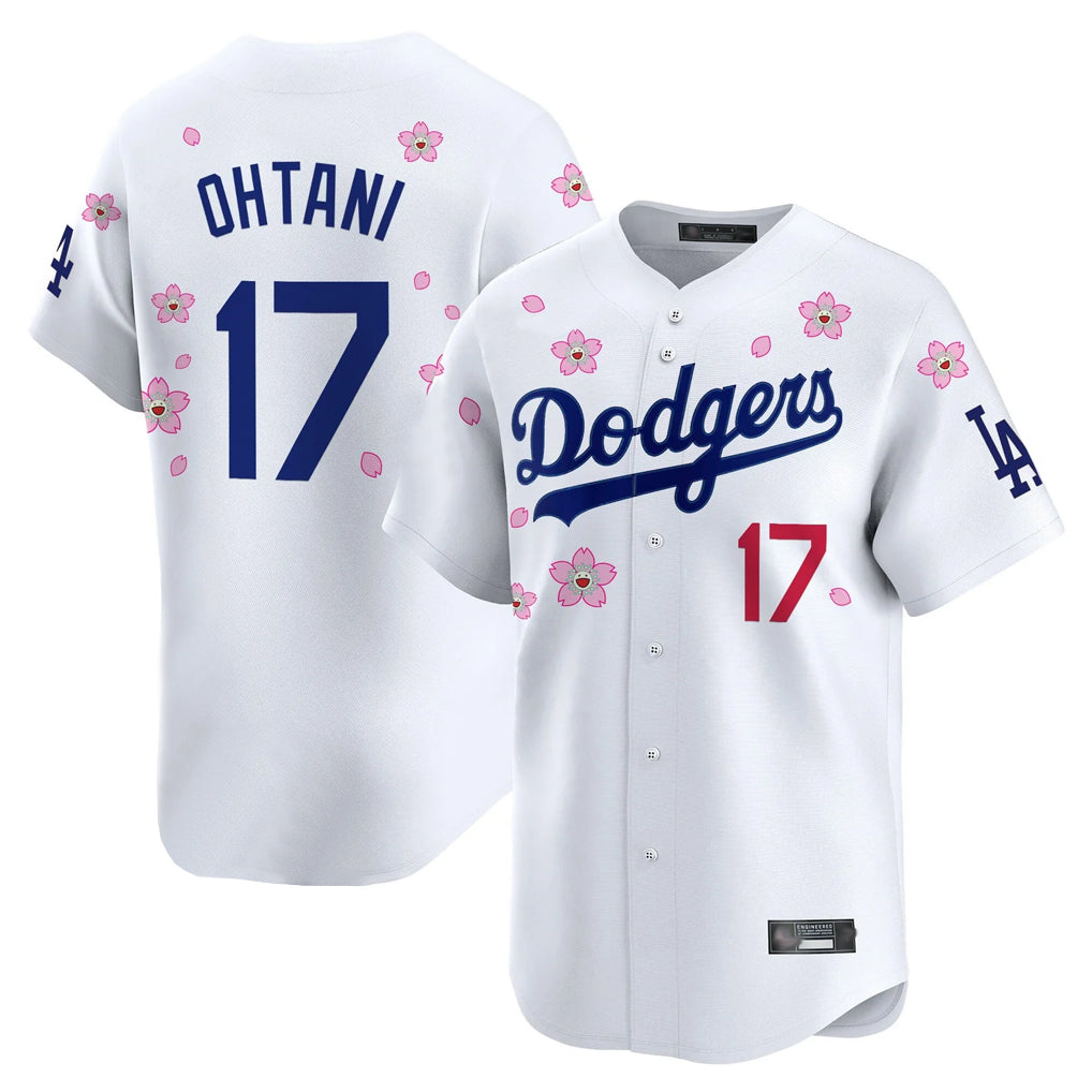 Choea LA.Dodgers #17 Shohei Ohtani Player White Tokyo Series Vapor Premier Limited Stitched Jerseys