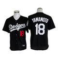 Choea LA.Dodgers #18 Yoshinobu Yamamoto Player Black Limited Home Stitched Jerseys