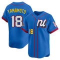 Choea LA.Dodgers #18 Yoshinobu Yamamoto Player Blue All-Star Limited Home Stitched Jerseys