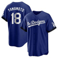 Choea LA.Dodgers #18 Yoshinobu Yamamoto Player Royal City Connect Home Game Stitched Jerseys