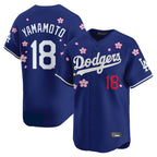 Choea LA.Dodgers #18 Yoshinobu Yamamoto Player Royal Tokyo Series Vapor Premier Limited Stitched Jerseys