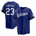 Choea LA.Dodgers #23 Kyle Tucker Player Royal City Connect Home Game Stitched Jerseys