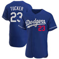 Choea LA.Dodgers #23 Kyle Tucker Player Royal Limited Elite Home Stitched Jerseys