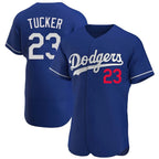 Choea LA.Dodgers #23 Kyle Tucker Player Royal Limited Elite Home Stitched Jerseys