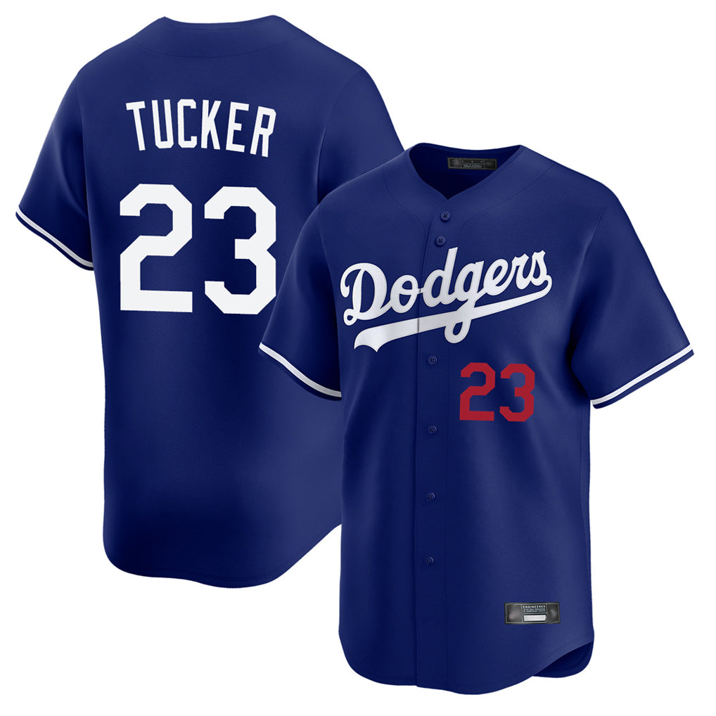 Choea LA.Dodgers #23 Kyle Tucker Player Royal Limited Home Stitched Jerseys