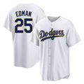 Choea LA.Dodgers #25 Tommy Edman Player Gold White 2026 Collection Stadium Game Stitched Jerseys