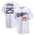 Choea LA.Dodgers #25 Tommy Edman Player Gold White 2026 Collection Stadium Limited Stitched Jerseys