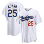Choea LA.Dodgers #25 Tommy Edman Player Gold White 2026 Collection Stadium Limited Stitched Jerseys