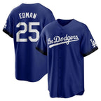 Choea LA.Dodgers #25 Tommy Edman Player Royal City Connect Home Game Stitched Jerseys