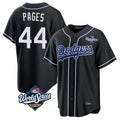 Choea LA.Dodgers #44 Andy Pages Player Black World Series Carbon Limited Home Stitched Jerseys