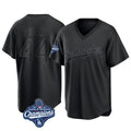 Choea LA.Dodgers #44 Andy Pages Player Black World Series Meet Pitch Fashion T-shirt Stitched Jerseys