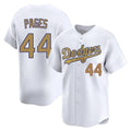 Choea LA.Dodgers #44 Andy Pages Player Gold Collection Limited Home Stitched Jerseys