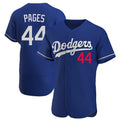 Choea LA.Dodgers #44 Andy Pages Player Royal Limited Elite Home Stitched Jerseys