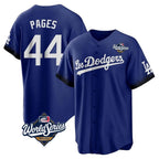 Choea LA.Dodgers #44 Andy Pages Player Royal World Series City Connect Home Game Stitched Jerseys