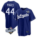 Choea LA.Dodgers #44 Andy Pages Player Royal World Series Game Stitched Jerseys