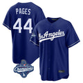 Choea LA.Dodgers #44 Andy Pages Player Royal World Series Meet Game Stitched Jerseys