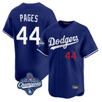 Choea LA.Dodgers #44 Andy Pages Player Royal World Series Meet Limited Home Stitched Jerseys