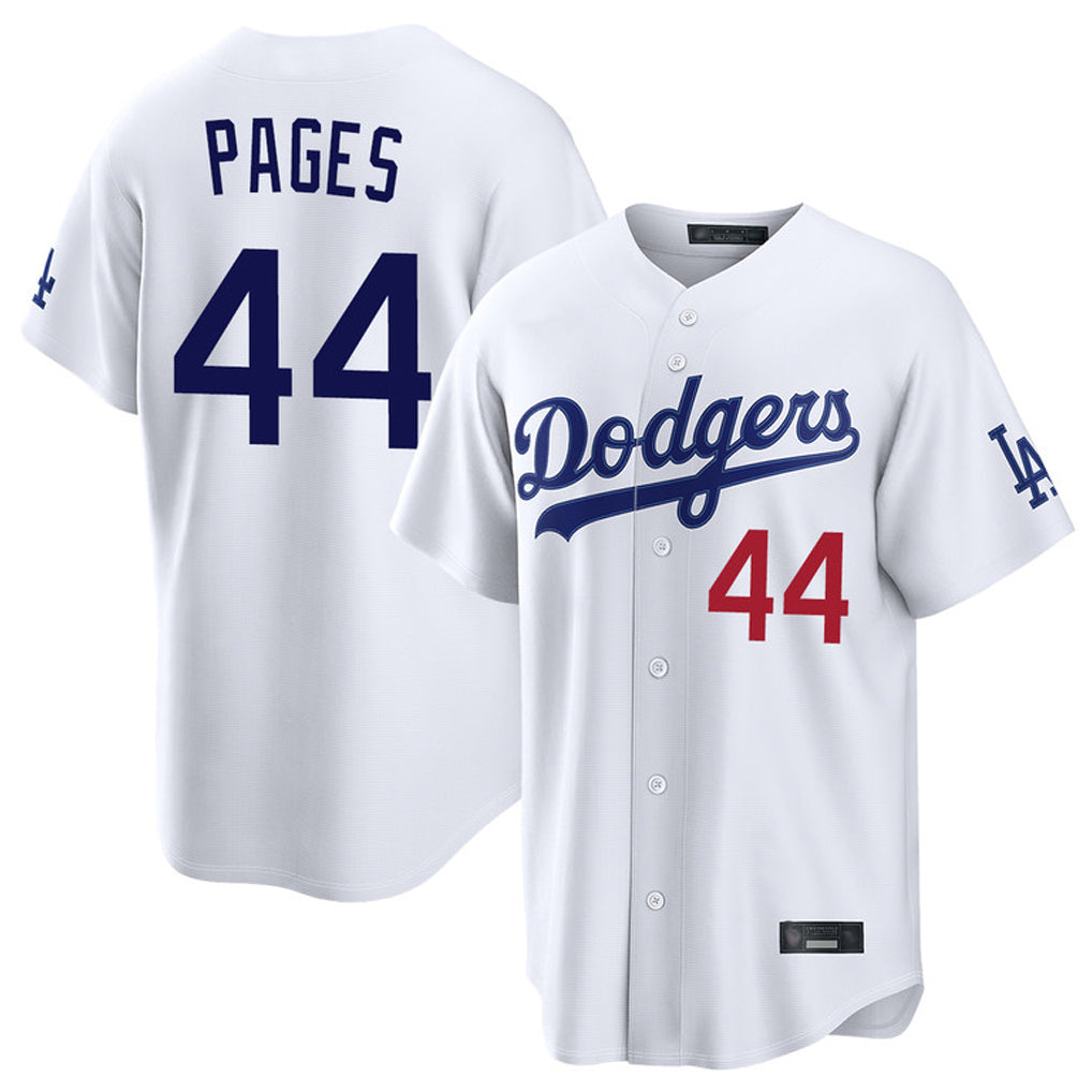 Choea LA.Dodgers #44 Andy Pages Player White Home Game Stitched Jerseys