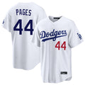 Choea LA.Dodgers #44 Andy Pages Player White Home Game Stitched Jerseys