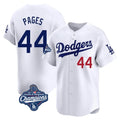 Choea LA.Dodgers #44 Andy Pages Player White World Series Meet Limited Home Stitched Jerseys