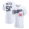 Choea LA.Dodgers #50 Mookie Betts Player Gold White 2026 Collection Stadium Limited Elite Stitched Jerseys
