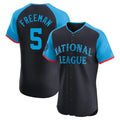 Choea LA.Dodgers #5 Freddie Freeman Player Black National League All-Star Limited Elite Home Stitched Jerseys