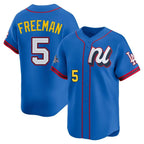 Choea LA.Dodgers #5 Freddie Freeman Player Blue All-Star Limited Home Stitched Jerseys