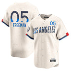 Choea LA.Dodgers #5 Freddie Freeman Player Cream City Connect Limited Home Stitched Jerseys