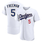 Choea LA.Dodgers #5 Freddie Freeman Player White 2026 Collection Stadium Limited Elite Stitched Jerseys