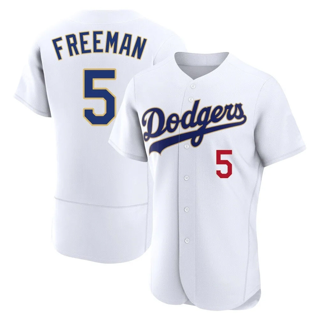 Choea LA.Dodgers #5 Freddie Freeman Player White 2026 Collection Stadium Limited Elite Stitched Jerseys
