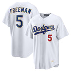 Choea LA.Dodgers #5 Freddie Freeman Player White 2026 Collection Stadium Limited Stitched Jerseys