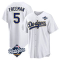 Choea LA.Dodgers #5 Freddie Freeman Player White World Series 2026 Collection Stadium Game Stitched Jerseys