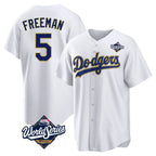 Choea LA.Dodgers #5 Freddie Freeman Player White World Series 2026 Collection Stadium Game Stitched Jerseys
