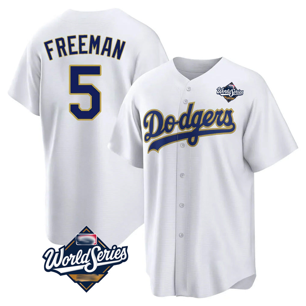 Choea LA.Dodgers #5 Freddie Freeman Player White World Series 2026 Collection Stadium Game Stitched Jerseys
