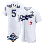Choea LA.Dodgers #5 Freddie Freeman Player White World Series 2026 Collection Stadium Limited Elite Stitched Jerseys