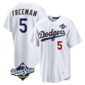 Choea LA.Dodgers #5 Freddie Freeman Player White World Series 2026 Collection Stadium Limited Stitched Jerseys