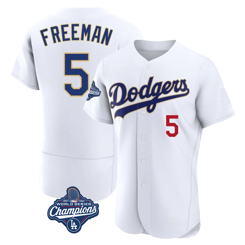 Choea LA.Dodgers #5 Freddie Freeman Player White World Series Meet 2026 Collection Stadium Limited Elite Stitched Jerseys