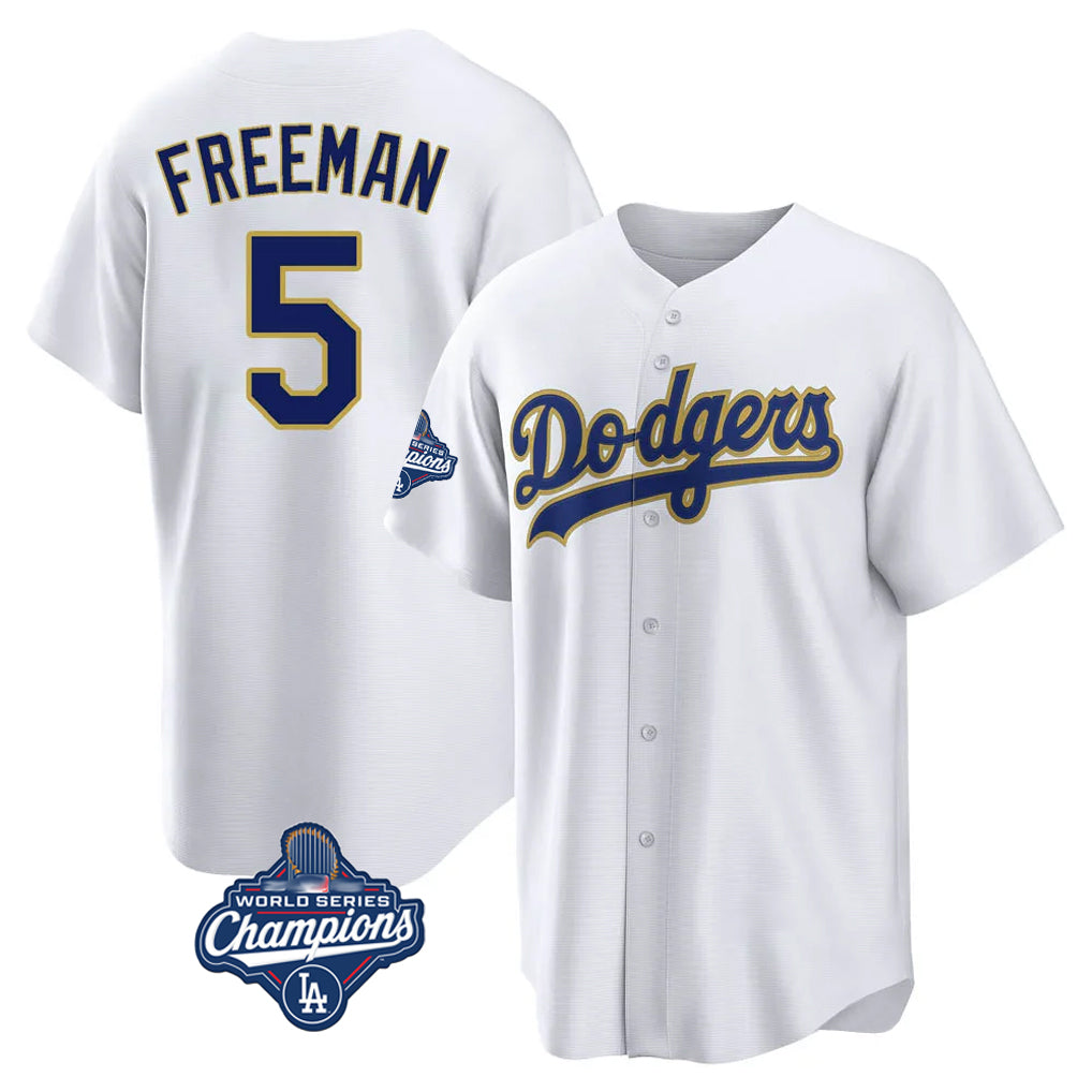 Choea LA.Dodgers #5 Freddie Freeman Player White World Series Meet White 2026 Collection Stadium Game Stitched Jerseys