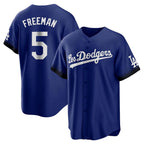 Choea LA.Dodgers #5 Freddie Freeman Player Royal City Connect Home Game Stitched Jerseys