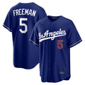 Choea LA.Dodgers #5 Freddie Freeman Player Royal Game Home Stitched Jerseys