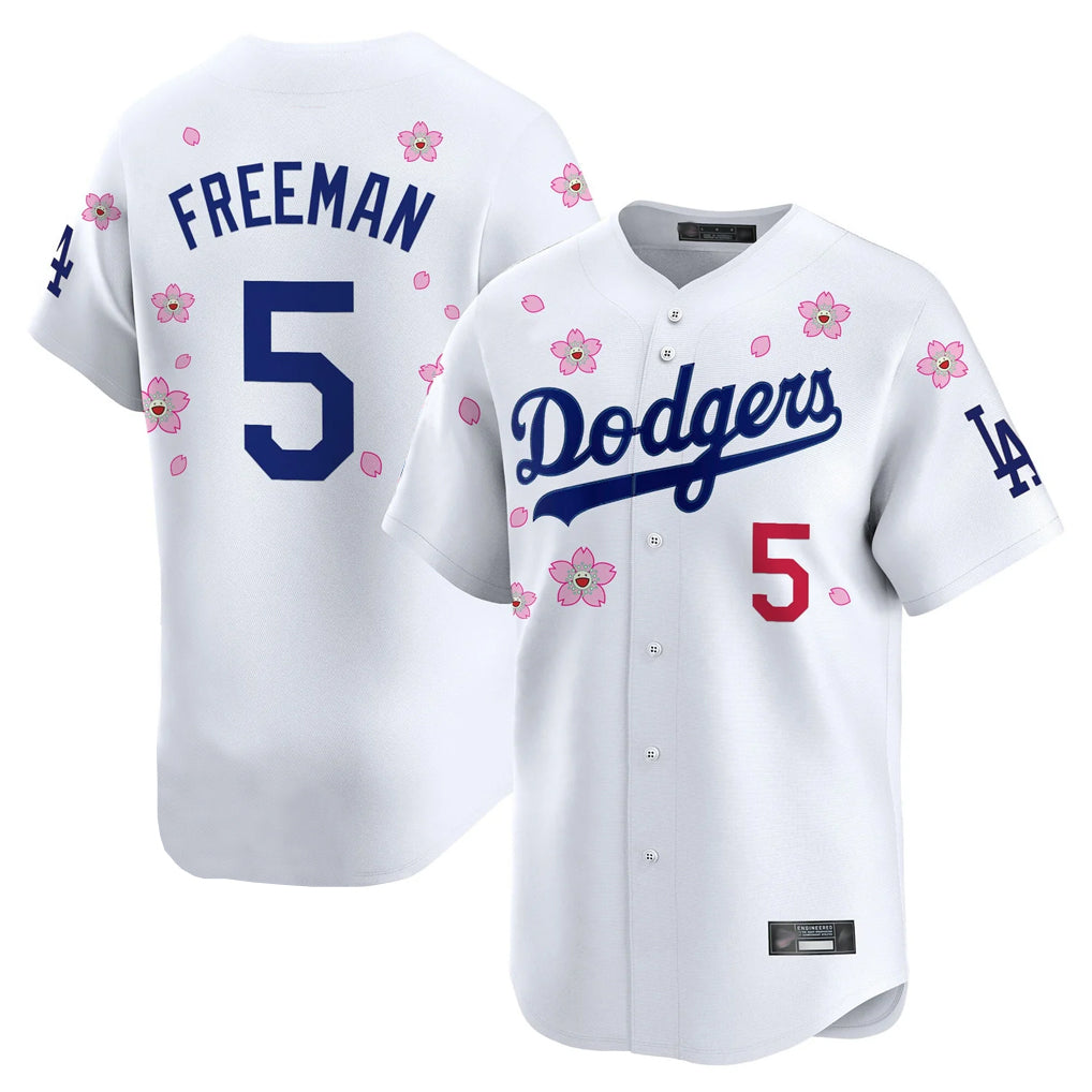 Choea LA.Dodgers #5 Freddie Freeman Player White Tokyo Series Vapor Premier Limited Stitched Jerseys