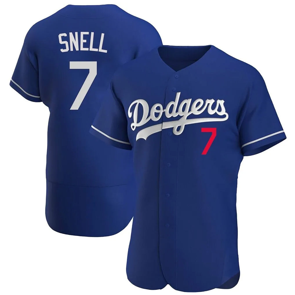 Choea LA.Dodgers #7 Blake Snell Player Royal Limited Elite Home Stitched Jerseys