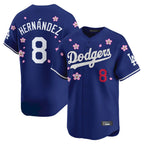 Choea LA.Dodgers #8 Enrique Hern?¡ì?¨¦ndez Player Royal Tokyo Series Vapor Premier Limited Stitched Jerseys