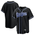Choea LA.Dodgers Blank Player Black Carbon Limited Home Stitched Jerseys