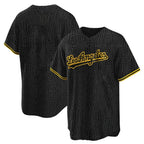 Choea LA.Dodgers Blank Player Black Gold Limited Home Stitched Jerseys