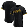 Choea LA.Dodgers Blank Player Black Snake Skin City Limited Elite Home Stitched Jerseys