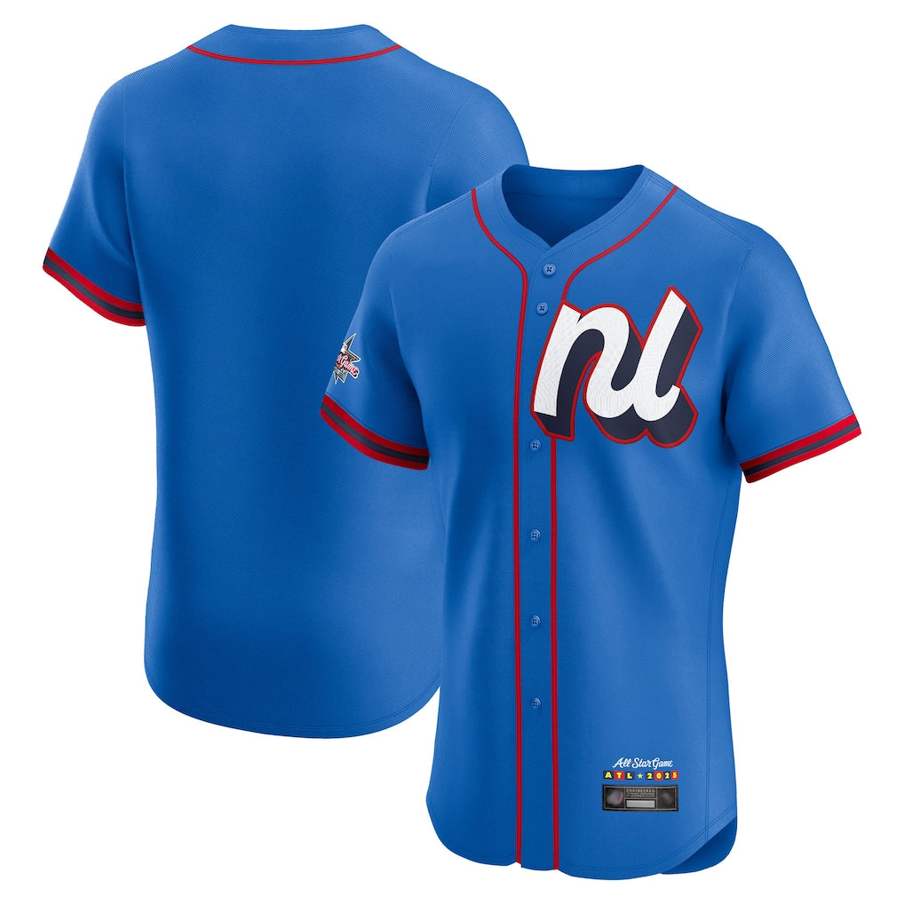 Choea LA.Dodgers Blank Player Blue All-Star Limited Elite Home Stitched Jerseys
