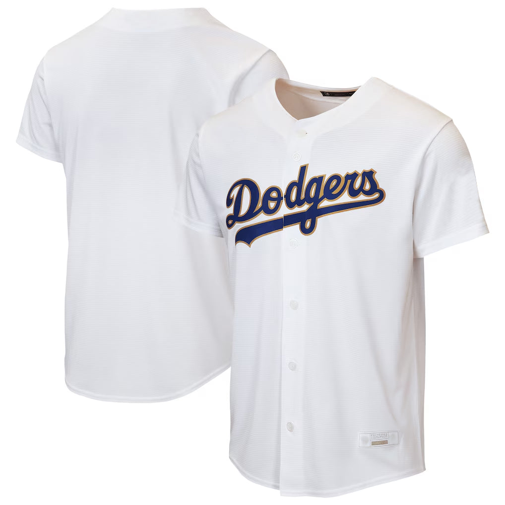 Choea LA.Dodgers Blank Player Gold White 2026 Collection Stadium Game Stitched Jerseys