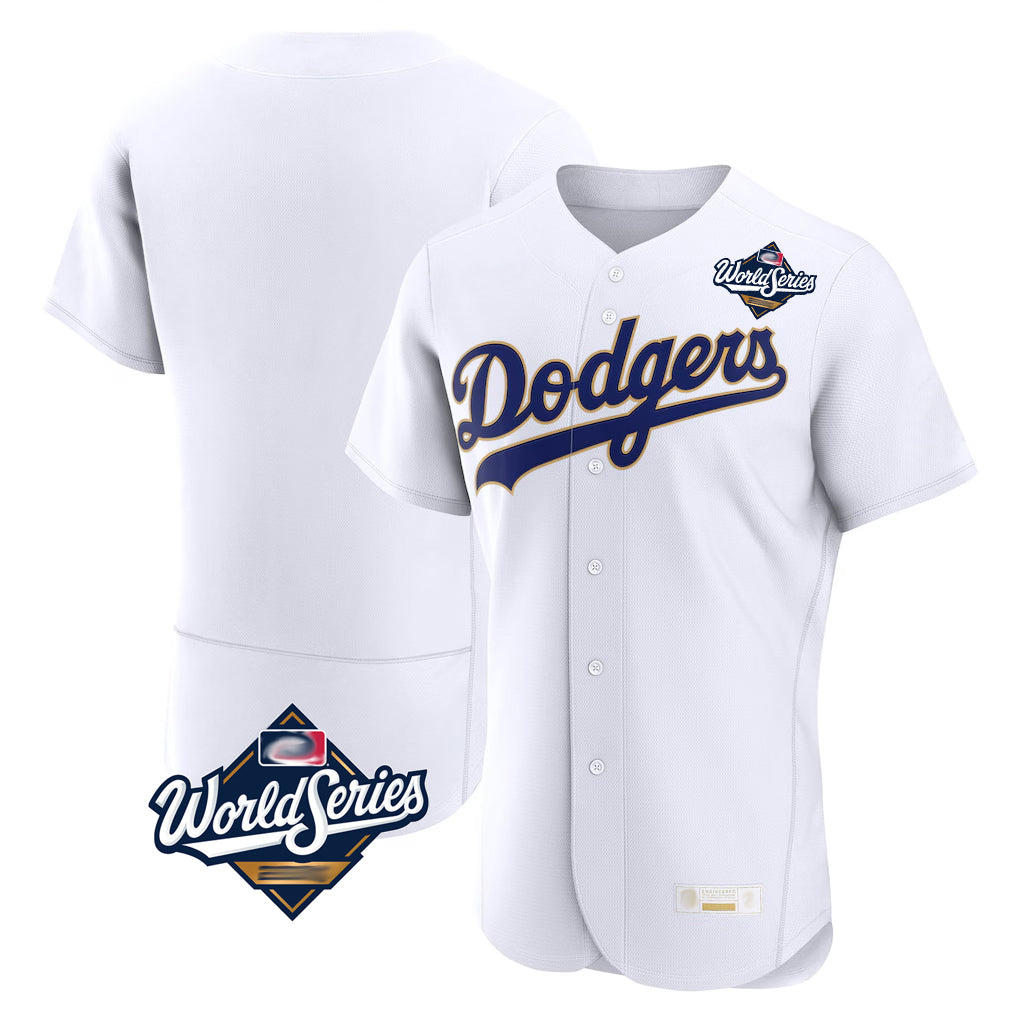 Choea LA.Dodgers Blank Player Gold White 2026 Collection Stadium Limited Stitched Jerseys